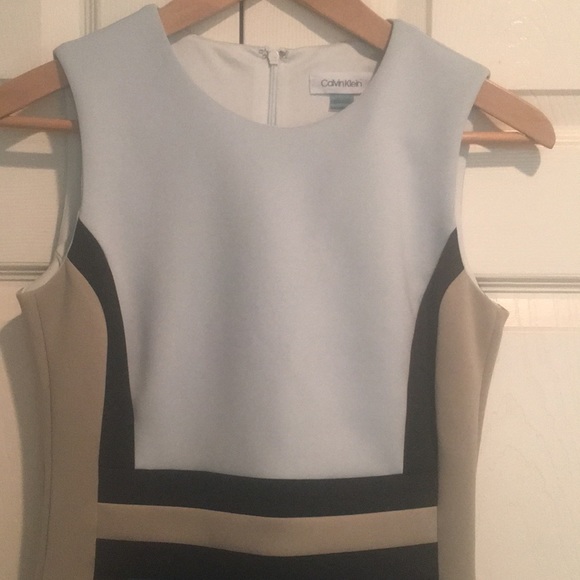 Calvin Klein Color block scuba stretch dress - Picture 5 of 8